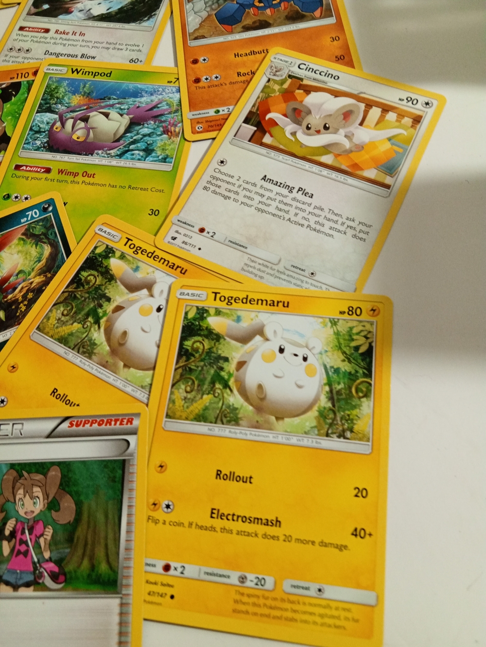 Pokemon Card Collection Of 23 2017 Cards
